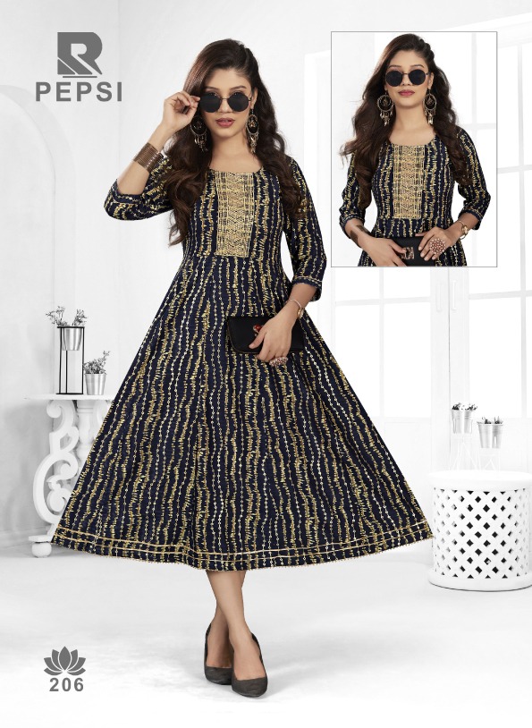 Raashi Pepsi Ethnic Wear Anarkali Kurti Collection